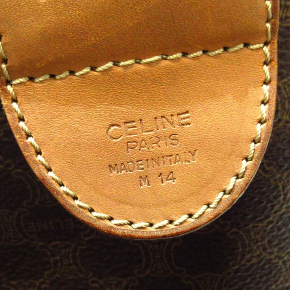Celine Macadam Pattern Handbag Brown - Picture 8 of 15